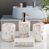 1774811770_Kookee-Ceramic-Bathroom-Set-–-Stylish-4-Piece-Bath-Accessories-Kit-with-Soap-Dispenser-Toothbrush-Holder-Tumbler-Soap-Dish-–-Modern-Designer-Decor-for-Home-Guest-Bathrooms-WhiteGold-9898.jpg Kookee Ceramic Bathroom Set – Stylish 4 Piece Bath Accessories Kit with Soap Dispenser, Toothbrush Holder, Tumbler & Soap Dish – Modern & Designer Decor for Home & Guest Bathrooms, White/Gold (9898)