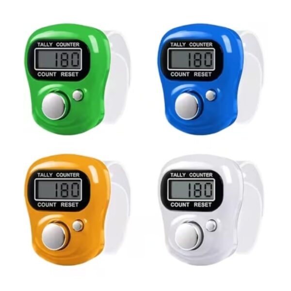 Mini Hand Tally Counter Finger Ring Digital Electronic Head Count,Japa Counter Counting Machine For Mantra Jap And Cricket Umpire And Various Counting Purpose Small (Color May Vary)