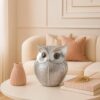 Xtore® Modern Classy Lucky Owl Resin Art Figure Showpiece (Silver), 1 Piece