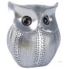 Xtore® Modern Classy Lucky Owl Resin Art Figure Showpiece (Silver), 1 Piece