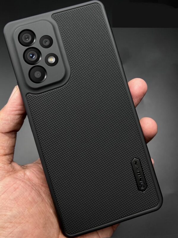 NIUKIN Super Frosted Shield Pro Soft Mobile Back Case for Samsung Galaxy A53 5G | Shockproof Scratchproof Cover | Black