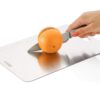 Clazkit Stainless Steel Chopping Board Vegetable,Fruit Cutting, Kneeding, Cake Prep, Heavy Duty Chopping-Board (Size 31.8CM X 21CM)