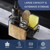 1774830103_INOVERA-LABEL-Sponge-Holder-for-Kitchen-Sink-Dish-Soap-Brush-Holding-Rack-Stand-Sinks-Organizer-Caddy-23L-x-9B-x-10H-cm-Black-metal.jpg INOVERA (LABEL) Sponge Holder for Kitchen Sink - Dish Soap Brush Holding Rack Stand - Sinks Organizer Caddy - 23L x 9B x 10H cm (Black, metal)