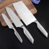 3 Piece Stainless Steel Kitchen Knife Set,Sharp Chef Knife, Utility Knife & Cleaver with Ergonomic Anti-Slip Handle Professional Carbon Blades for Home & Restaurant Use.