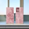 amazon basics Moto Edge 60 Fusion 5G Flip Cover | Card Pockets Wallet & Stand | Flip Cover for Moto Edge 60 Fusion 5G (Pink Flower)
