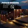 1774853488_Solar-Stair-Lights-Outdoor-IP65-Waterproof-Warm-White-LED-Wall-Deck-Step-Light-for-Garden-Fence-Patio-Balcony-Pathway-Automatic-Dusk-to-Dawn-ABS-Body-Black.jpg Solar Stair Lights Outdoor IP65 Waterproof Warm White LED Wall Deck Step Light for Garden Fence Patio Balcony Pathway Automatic Dusk to Dawn ABS Body Black