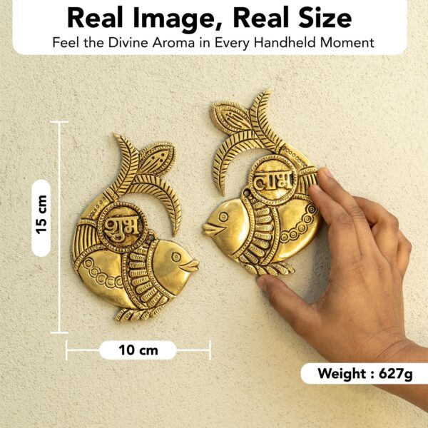 1774858454_Ekhasa-100-Pure-Brass-Shubh-Labh-for-Door-Entrance-Traditional-Brass-Wall-Hanging-for-Main-Door-Home-Decor-Auspicious-Subh-Labh-Hanging-for-Diwali-Pooja-Gift-Purpose.jpg Ekhasa 100% Pure Brass Shubh Labh for Door Entrance | Traditional Brass Wall Hanging for Main Door & Home Decor | Auspicious Subh Labh Hanging for Diwali, Pooja & Gift Purpose