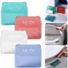 Rushwak(Pack Of 4) Toilet Seat Lifter Self-Adhesive Toilet Seat Holder With Double Tape Toilet Seat Lifter Handle Clip Water Closet Toilet Lifter Avoid Direct Contact With Cover&Seat(Multi) Plastic