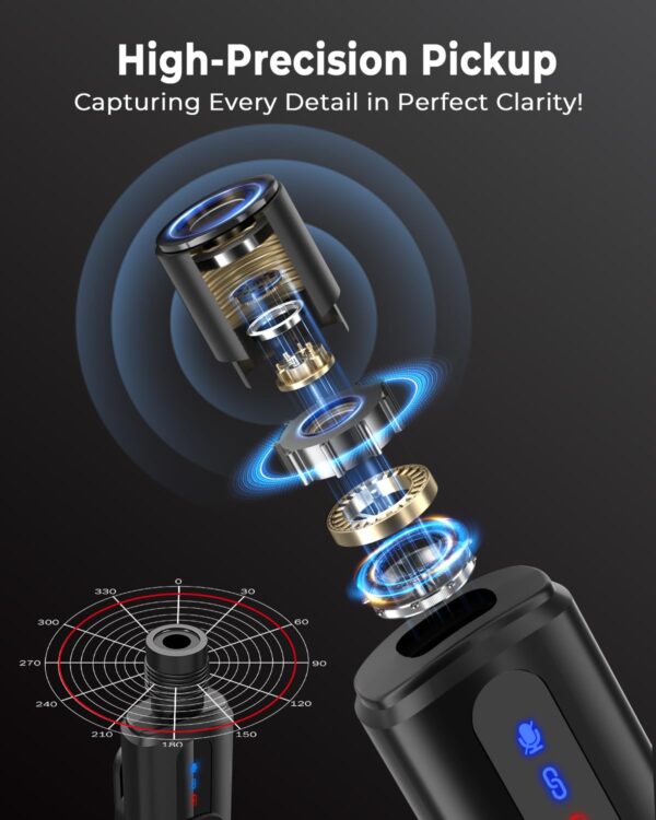 1774859988_GRENARO-Mic-for-YouTube-Wireless-3-Level-Adjustable-Noise-Reduction-Mic-WirelessS12-Wireless-Microphone-for-Youtubers-with-LED-Indicator-Light-Single-Channel-Type-C-Port-Version.jpg GRENARO Mic for YouTube Wireless, 3-Level Adjustable Noise Reduction Mic Wireless,S12 Wireless Microphone for Youtubers with LED Indicator Light (Single Channel Type-C Port Version)