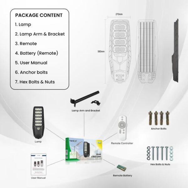 1774864847_hardoll-400W-All-in-One-Solar-Street-Light-LED-Outdoor-Waterproof-Motion-Sensor-Lamp-for-Home-Garden-15000mah-Battery-Remote-ControlledABSCool-White-Pack-of-1-Battery-Replaceable.jpg hardoll 400W All in One Solar Street Light LED Outdoor Waterproof Motion Sensor Lamp for Home Garden 15000mah Battery Remote Controlled(ABS,Cool White-Pack of 1) Battery Replaceable