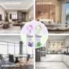 Odonil Air Freshener Room Spray - 440 ml Combo (Pack of 2, 220ml each) | Lavender Mist & Jasmine Fresh | Nature Inspired Fragrance for Home & Office | Long Lasting Fragrance | Instant Freshness