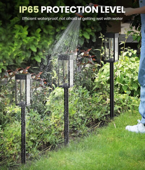 1774884399_Plastic-Bright-Solar-Pathway-Lights-Outdoor-6-Pack-IP65-Waterproof-Solar-Garden-Lights-for-Outside-Lighting-Yard-Path-Lawn-Walkway-Driveway-Landscape-Warm-White.jpg Plastic Bright Solar Pathway Lights Outdoor, 6 Pack IP65 Waterproof Solar Garden Lights for Outside Lighting, Yard Path Lawn Walkway Driveway Landscape (Warm White)