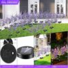 HORSEA Solar Garden Lights Outdoor Decorative Lavender Tree Light, Warm White LED Solar Powered Waterproof Pathway Lamp for Lawn Yard Patio Home Landscape Décor