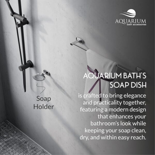1774895094_Aquarium-Bath-Soap-DishHolderTray-for-Bathroom-Kitchen-Made-with-Stainless-Steel-304-Brass-PVD-Rose-GoldBlack-Matt-Finish-Ideal-Bathroom-Accessories-for-Bathroom-Spot-Chrome.jpg Aquarium Bath Soap Dish/Holder/Tray for Bathroom, Kitchen | Made with Stainless Steel 304 & Brass | PVD Rose Gold/Black Matt Finish | Ideal Bathroom Accessories for Bathroom | Spot (Chrome)