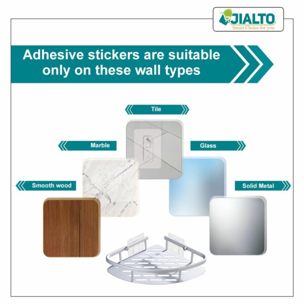 1774898773_JIALTO-1-Pcs-Corner-Shelf-for-Bathroom–-Self-Adhesive-Aluminium-Wall-Mounted-Bathroom-Organizer-Rack-for-Shampoo-Toiletries-Kitchen-Storage-Shelf-No-Drill-Silver.jpg JIALTO 1 Pcs Corner Shelf for Bathroom– Self Adhesive Aluminium Wall Mounted Bathroom Organizer Rack for Shampoo & Toiletries, Kitchen Storage Shelf, No Drill (Silver)