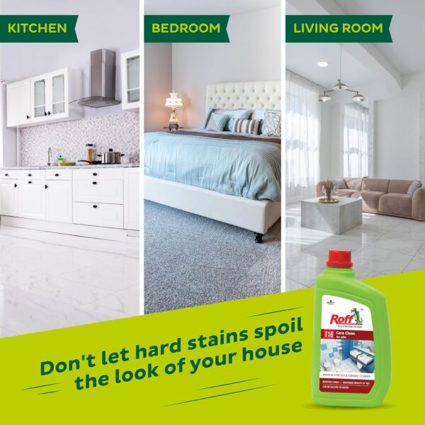 1774900446_Roff-Cera-Clean-All-Purpose-Tile-Floor-Wall-Cleaner-1-liter-Pack-of-1-Advance-Bedroom-Bathroom-Floors-Removes-Grease-Dirt-Tough-Stains.jpg Roff Cera Clean All Purpose Tile, Floor & Wall Cleaner 1 liter Pack of 1, Advance, Bedroom & Bathroom Floors, Removes Grease, Dirt & Tough Stains