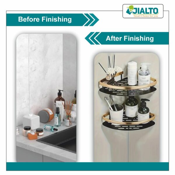 1774902857_JIALTO-1-PCS-Bathroom-Shelf-for-Wall-Bathroom-Organizer-Without-Drill-Self-Adhesive-Corner-Shelf-for-Bathroom-Or-Washroom-Organizer-Bathroom-Accessories-and-Hardware-Gold.jpg JIALTO 1 PCS Bathroom Shelf for Wall | Bathroom Organizer Without Drill | Self Adhesive Corner Shelf for Bathroom Or Washroom Organizer - Bathroom Accessories and Hardware (Gold)