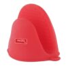 HAZEL Silicone Pinch Grip Mitts Microwave Oven Heat Resistant Gripper Kitchen Pot Holder, Red