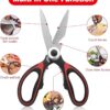 1774921284_Carrot-Kitchen-Scissor-for-General-Use-Heavy-Duty-Kitchen-Raptor-Meat-Shears-Cooking-Scissors-Stainless-Steel-Multi-Function-Scissors-for-Food-Chicken-Poultry-Fish-Pizza-Herbs-PACK-OF-1.jpg Carrot - Kitchen Scissor for General Use, Heavy Duty Kitchen Raptor Meat Shears, Cooking Scissors, Stainless Steel Multi-Function Scissors for Food, Chicken, Poultry, Fish, Pizza, Herbs (PACK OF 1)