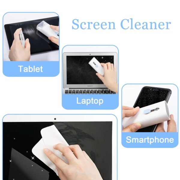 1774928628_Elfora-7-in-1-Electronic-Cleaner-kit-Cleaning-Kit-for-iPad-iPhone-Airpods-Monitor-Screen-Keyboard-Dust-Brush-Including-Soft-Sweep-Swipe-Airpod-Cleaner-Pen-Key-Puller-and-Spray-Bottle.jpg Elfora 7 in 1 Electronic Cleaner kit | Cleaning Kit for iPad | iPhone | Airpods | Monitor Screen | Keyboard | Dust Brush Including Soft Sweep | Swipe | Airpod Cleaner Pen | Key Puller and Spray Bottle