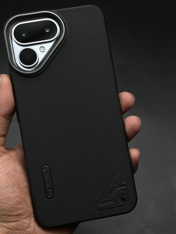 NIUKIN Super Frosted Shield Pro Soft Mobile Back Case for Tecno Pova Curve 2 5G | Shockproof Scratchproof Cover | Black