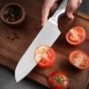Simois Professional Kitchen Stainless Steel Paring, Chef's and Cleaver Knife Set with Ergonomic Non-Slip Handle, Ultra Sharp Knife Set for Home, Kitchen & Restaurant (Pack of 3)