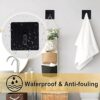 1774935054_JIALTO-4-PCS-Self-Adhesive-Stainless-Steel-Wall-Hooks-–-Heavy-Duty-Waterproof-No-Drill-Wall-Hanger-for-Bathroom-Kitchen-Towel-–-Strong-Coat-Hook-J-Hook-Black-Holds-Up-to-5-KG.jpg JIALTO 4 PCS Self Adhesive Stainless Steel Wall Hooks – Heavy Duty Waterproof No Drill Wall Hanger for Bathroom, Kitchen & Towel – Strong Coat Hook, J Hook Black (Holds Up to 5 KG)