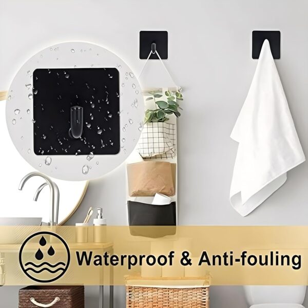 1774935054_JIALTO-4-PCS-Self-Adhesive-Stainless-Steel-Wall-Hooks-–-Heavy-Duty-Waterproof-No-Drill-Wall-Hanger-for-Bathroom-Kitchen-Towel-–-Strong-Coat-Hook-J-Hook-Black-Holds-Up-to-5-KG.jpg JIALTO 4 PCS Self Adhesive Stainless Steel Wall Hooks – Heavy Duty Waterproof No Drill Wall Hanger for Bathroom, Kitchen & Towel – Strong Coat Hook, J Hook Black (Holds Up to 5 KG)