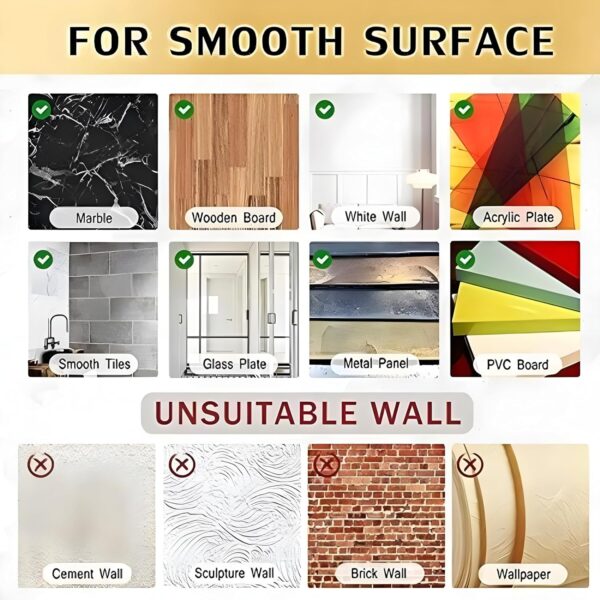 1774935056_JIALTO-4-PCS-Self-Adhesive-Stainless-Steel-Wall-Hooks-–-Heavy-Duty-Waterproof-No-Drill-Wall-Hanger-for-Bathroom-Kitchen-Towel-–-Strong-Coat-Hook-J-Hook-Black-Holds-Up-to-5-KG.jpg JIALTO 4 PCS Self Adhesive Stainless Steel Wall Hooks – Heavy Duty Waterproof No Drill Wall Hanger for Bathroom, Kitchen & Towel – Strong Coat Hook, J Hook Black (Holds Up to 5 KG)