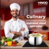 Vinod Almaty Stainless Steel Saucepot with Glass Lid, 2 Litre, 16 cm | 2.6 mm Thick SAS Base | Ideal for Soups, Curries, Pasta & Sauces | Riveted Handle | Induction & Gas Compatible | 2 Yr Warranty