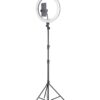 Osaka® 14Inch Professional LED Ring Light 15W Dimmable Extra Bright Lighting with 2 Color Modes for Photo Shoot Video Shoot Live Stream Makeup Compatible with iPhone & Android Smartphones.