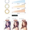 Osaka­® 10" (25.4 cm) Professional LED Ring Light with Tripod Stand for Mobile Phones & Camera, 3 Color Temperature Mode Dimmable Lighting for Photo Shoot YouTube Video Shooting