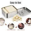 1774945118_Kraft-Stainless-Steel-Paneer-Press-Maker-Easy-to-Use-Square-Shape-Mould-Machine-for-Perfect-Homemade-Tofu-or-Paneer-Compact-Design-250-ml-10.2-X-4.2-cm-Small.jpg Kraft Stainless Steel Paneer Press Maker - Easy to Use Square Shape Mould Machine for Perfect Homemade Tofu or Paneer, Compact Design 250 ml 10.2 X 4.2 cm (Small)