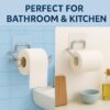 Zuku Tissue/Toilet Paper Roll Holder for Bathroom Kitchen Tissue Roll Holder Tissue Paper Stand Self Adhesive No Drill Napkin Holder Bathroom Accessories/Organiser(Pack of 2)