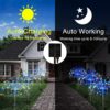 Marrone 2 Pack Outdoor Solar Garden Light, 8 Light Mode Firefly Starburst Firework Light for Pathway Patio Lawn Backyard Flowerbed Party Christmas Decorations with 120 LED