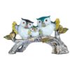 Owl Family Sitting on Tree Decorative Bird Showpieces Statue for Home Decor Living Room Bedroom Wall Shelf Table Top Garden Decoration Items -5