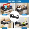 Royal- Pro Bathroom Shelf for Wall Pack of 2 Shelf with Self Adhesive Stickers Washroom Organizer with Accessories Wall Mount Shelves Racks for Bathroom Storage