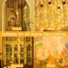 1774974776_One94Store-Plastic-Fairy-Curtain-String-Lights-for-Wall-Decoration-Warm-White-USB-Powered-300-LEDs-8-Flashing-Modes-Window-Backdrop-Lights-for-Bedroom-Party-Diwali-Christmas-3x3-Meter.jpg One94Store Plastic Fairy Curtain String Lights for Wall Decoration, Warm White USB Powered 300 LED's, 8 Flashing Modes, Window Backdrop Lights for Bedroom, Party, Diwali, Christmas - 3x3 Meter