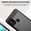 Pikkme Samsung Galaxy M31 / F41 / M31 Prime Back Cover |Hybrid Shock Proof | Matte Soft Silicon Flexible | Back Case for Samsung Galaxy M31 / F41 / M31 Prime (Black)