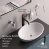 Aquarium Wall Mounted Liquid Handwash Dispenser Bottle - Chrome Plated Stainless Steel 304 | Refillable Liquid Soap Dispenser for Bathroom, Kitchen & Wash Basin | OTS