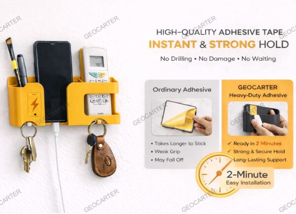 1774980039_Wall-Mobile-Holder-Multi-Purpose-Mobile-Stand-Remote-Holder-Mobile-Charging-Stand-Phone-Stand-for-Charging-with-Pen-and-Key-Holder-Useful-Gadget-Orange.jpg Wall Mobile Holder | Multi-Purpose Mobile Stand | Remote Holder & Mobile Charging Stand, Phone Stand for Charging with Pen and Key Holder Useful Gadget- Orange
