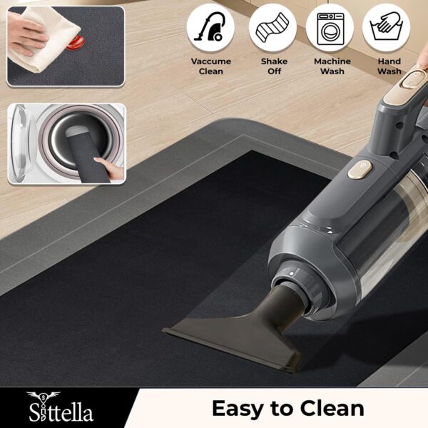 1774989330_SITTELLA-Rubber-2-Kitchen-Mats-Set-Anti-Skid-Kitchen-Mats-3.5mm-Water-Absorbent-Rug-Carpets-Floor-Mat-for-Home-and-Kitchen-120x40cm-40x60cm-in-Grey-Rectangular.jpg SITTELLA Rubber 2 Kitchen Mats Set, Anti-Skid Kitchen Mats 3.5mm, Water Absorbent Rug, Carpets, Floor Mat for Home and Kitchen (120x40cm & 40x60cm) in Grey, Rectangular
