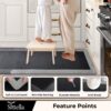 1774989331_SITTELLA-Rubber-2-Kitchen-Mats-Set-Anti-Skid-Kitchen-Mats-3.5mm-Water-Absorbent-Rug-Carpets-Floor-Mat-for-Home-and-Kitchen-120x40cm-40x60cm-in-Grey-Rectangular.jpg SITTELLA Rubber 2 Kitchen Mats Set, Anti-Skid Kitchen Mats 3.5mm, Water Absorbent Rug, Carpets, Floor Mat for Home and Kitchen (120x40cm & 40x60cm) in Grey, Rectangular