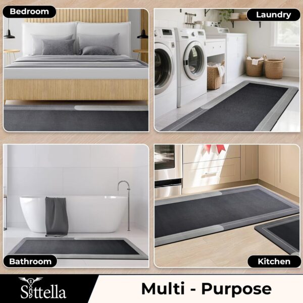 1774989332_SITTELLA-Rubber-2-Kitchen-Mats-Set-Anti-Skid-Kitchen-Mats-3.5mm-Water-Absorbent-Rug-Carpets-Floor-Mat-for-Home-and-Kitchen-120x40cm-40x60cm-in-Grey-Rectangular.jpg SITTELLA Rubber 2 Kitchen Mats Set, Anti-Skid Kitchen Mats 3.5mm, Water Absorbent Rug, Carpets, Floor Mat for Home and Kitchen (120x40cm & 40x60cm) in Grey, Rectangular
