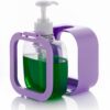 300ml handwash Dispenser Bottle - Liquid Soap, Dish Soap, and Shampoo Dispenser for Kitchen Sink, Bathroom- Refillable soap Dispenser for wash Basin, Kitchen Accessories Items for Home (Purple)