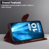 Pikkme Mi Redmi 10 Prime Flip Cover Leather Finish Wallet Back Case for Mi Redmi 10 Prime (Brown)