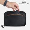 URBAN WOLF Tech Pouch Pro: Waterproof Organizer for Electronics, Gadgets, Cables, Hard Disks and Accessories - Travel Kit