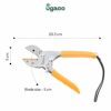 UGAOO Pruner Cutter Heavy Duty | Gardening Scissor | Plant Cutter for Garden | Pruners for Plants | Branch Cutter for Plants | Pruning Shears Tool | Wood Stem Cutting Accessory Home Garden Use