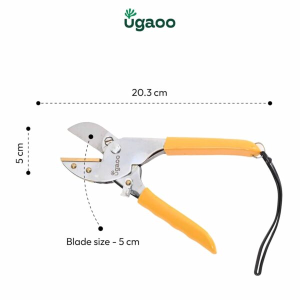 UGAOO Pruner Cutter Heavy Duty | Gardening Scissor | Plant Cutter for Garden | Pruners for Plants | Branch Cutter for Plants | Pruning Shears Tool | Wood Stem Cutting Accessory Home Garden Use