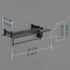 1774999836_Arena-3-in-1-Multi-Purpose-Bathroom-Shelves-Shelf-Wall-Mounted-Bathroom-Shelf-Napkin-Holder-Tooth-Brush-Holder-Bathroom-Accessories-Set-Black-Stainless-Steel-Bathroom-Organizer-Pack-of-1.jpg Arena 3 in-1 Multi-Purpose Bathroom Shelves Shelf, Wall Mounted Bathroom Shelf, Napkin Holder Tooth Brush Holder, Bathroom Accessories Set, Black Stainless Steel Bathroom Organizer (Pack of 1)